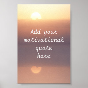 Póster Crea tu propia cita motivacional