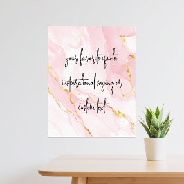 Póster Crea tu propia cita Personalizado moderna y elegan