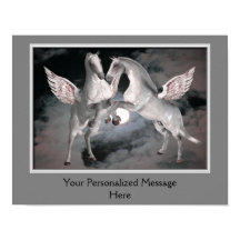 Crea tu propia cita volando caballos Pegasus