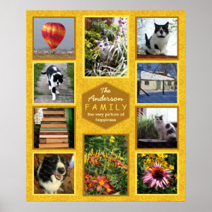 Póster Crea tu propia familia de fotos en Instagram, nomb