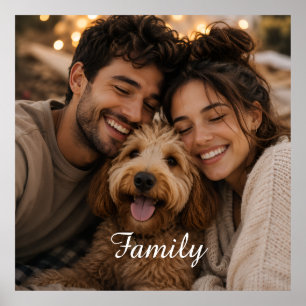 Póster Crea tu propia familia personalizada