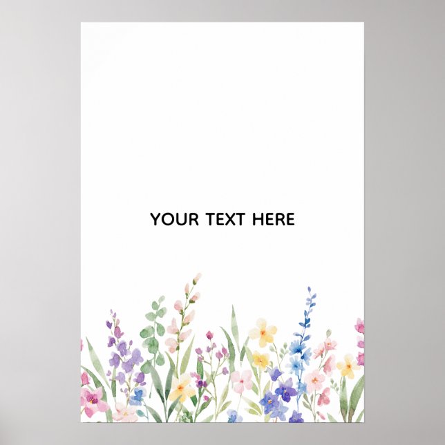 Póster Crea Tu Propia Floral  (Frente)