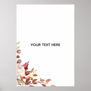 Póster Crea Tu Propia Floral