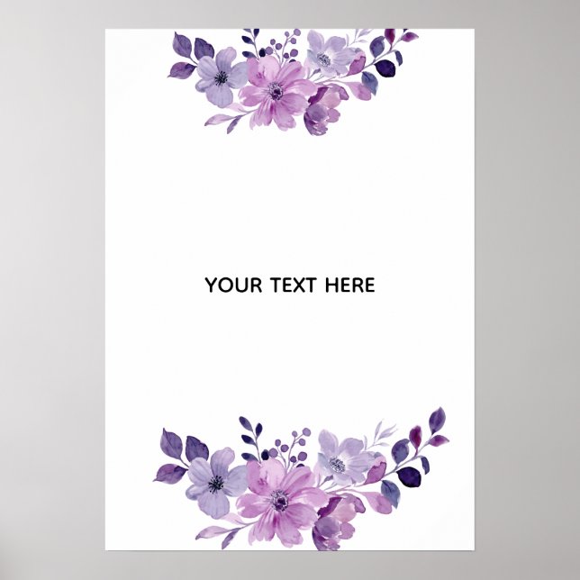 Póster Crea Tu Propia Floral (Frente)