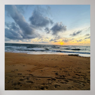 Póster Crea tu propia foto arroz solar moderno simple