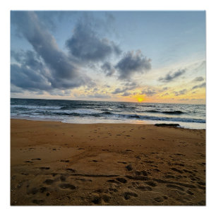 Póster Crea tu propia foto arroz solar moderno simple