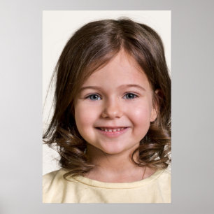 Póster Crea tu propia foto de niño personalizada