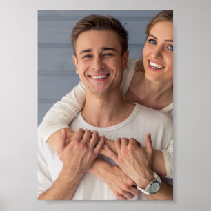 Póster Crea tu propia foto de pareja imagen personalizada