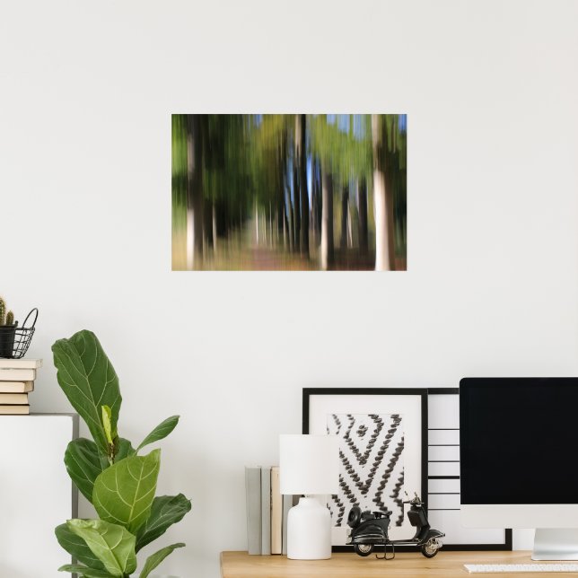 Póster Crea tu propia foto personal (Oficina en casa)
