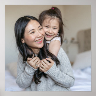 Póster Crea tu propia foto personalizada Mamá y Yo
