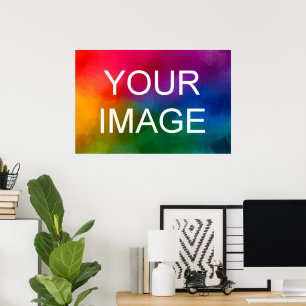 Póster Crea tu propia imagen de foto personalizada