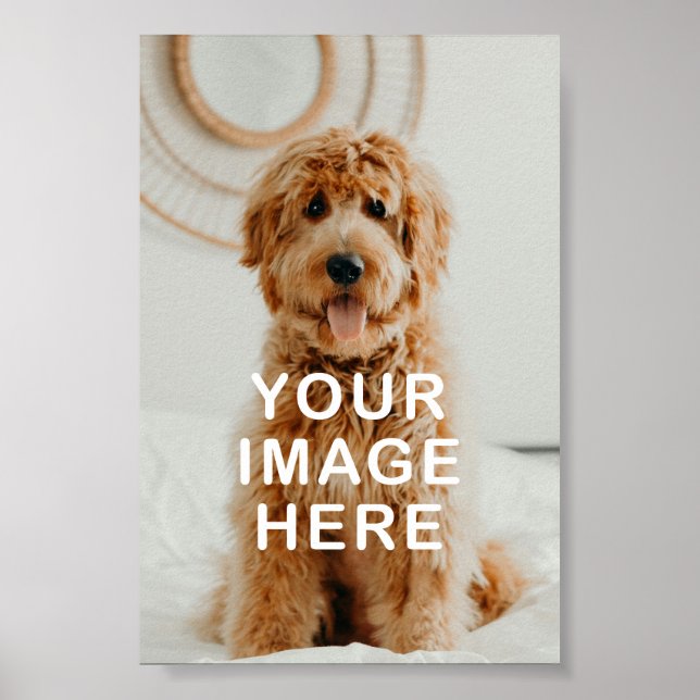 Póster Crea tu propia imagen simple (Frente)
