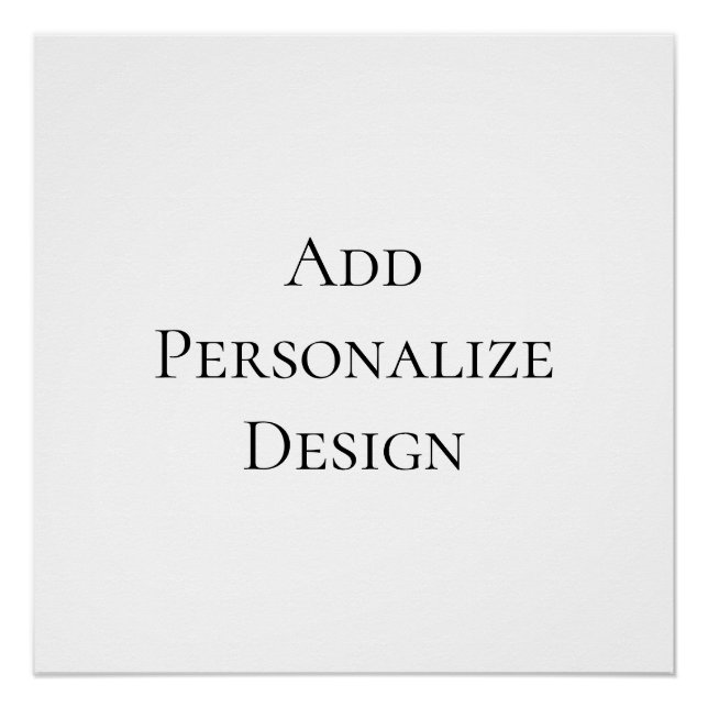 Póster Crea tu propia personalización personalizada (Anverso)