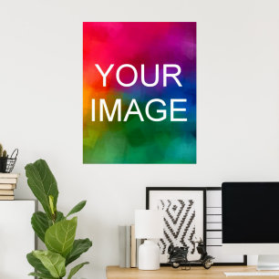 Póster Crea tu propia plantilla moderna de foto personali