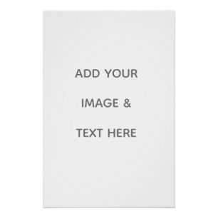 Póster Crea tu propio blanco