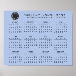 Póster Crea tu propio calendario de empresa 2026