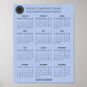 Póster Crea tu propio calendario de empresa 2026