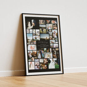 Póster Crea tu propio cartel de collage de 52 fotos