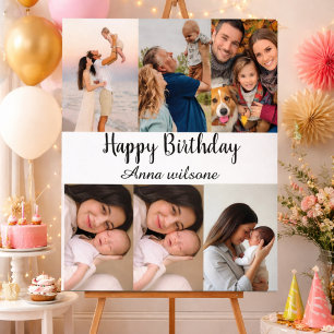 Póster Crea tu propio cartel de cumpleaños con nombre per