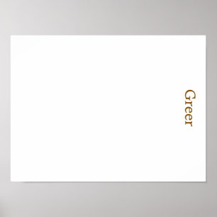 Póster Crea tu propio cartel de papel mate