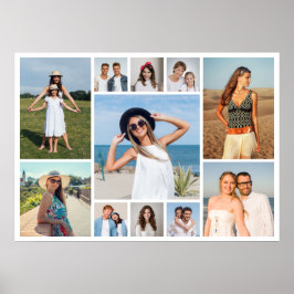 Póster Crea tu propio collage de 11 fotos