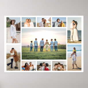 Póster Crea tu propio collage de 11 fotos