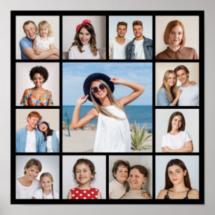 Póster Crea tu propio collage de 13 fotos