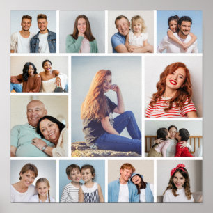 Póster Crea tu propio collage de 13 fotos