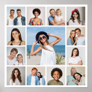 Póster Crea tu propio collage de 13 fotos