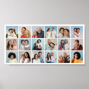 Póster Crea tu propio collage de 18 fotos
