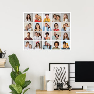 Póster Crea tu propio collage de 20 fotos
