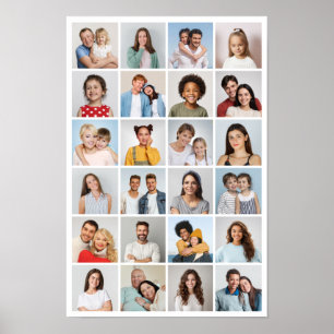 Póster Crea tu propio collage de 24 fotos 