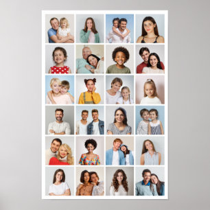 Póster Crea tu propio collage de 24 fotos