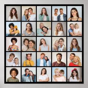 Póster Crea tu propio collage de 25 fotos