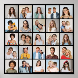 Póster Crea tu propio collage de 25 fotos