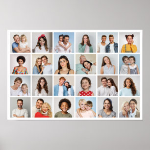 Póster Crea tu propio collage de 28 fotos