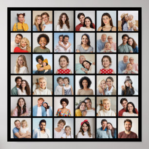 Póster Crea tu propio collage de 36 fotos