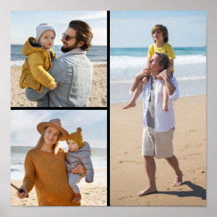 Póster Crea tu propio collage de 3 fotos