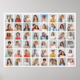 Póster Crea tu propio collage de 48 fotos