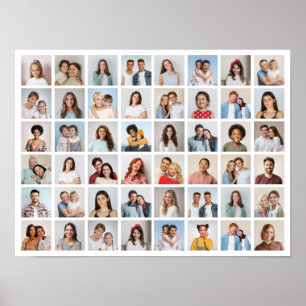 Póster Crea tu propio collage de 48 fotos