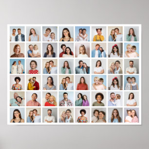 Póster Crea tu propio collage de 48 fotos