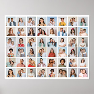 Póster Crea tu propio collage de 48 fotos