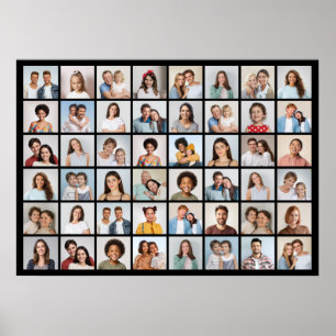 Póster Crea tu propio collage de 48 fotos