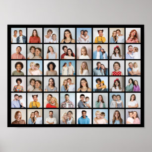 Póster Crea tu propio collage de 48 fotos