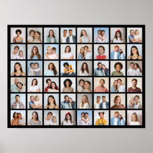 Póster Crea tu propio collage de 48 fotos