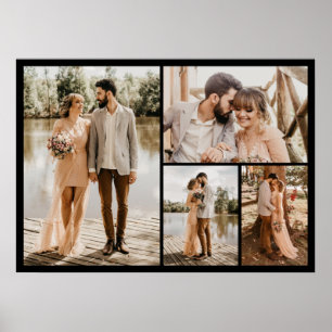 Póster Crea tu propio collage de 4 fotos