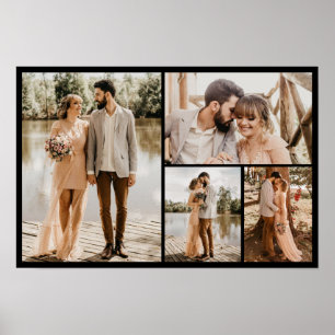 Póster Crea tu propio collage de 4 fotos