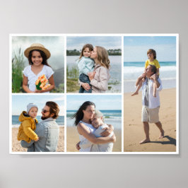Póster Crea tu propio collage de 5 fotos