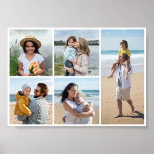 Póster Crea tu propio collage de 5 fotos