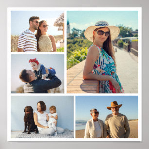 Póster Crea tu propio collage de 5 fotos